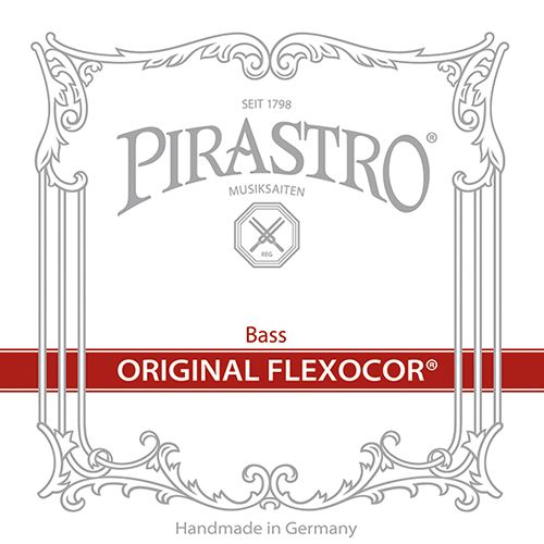 Kontrabass Original Flexocor Satz Orchestra Stahlkabel/Chromstahl